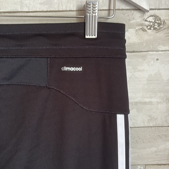 Classic Adidas Black Crop Joggers - Picture 5 of 9